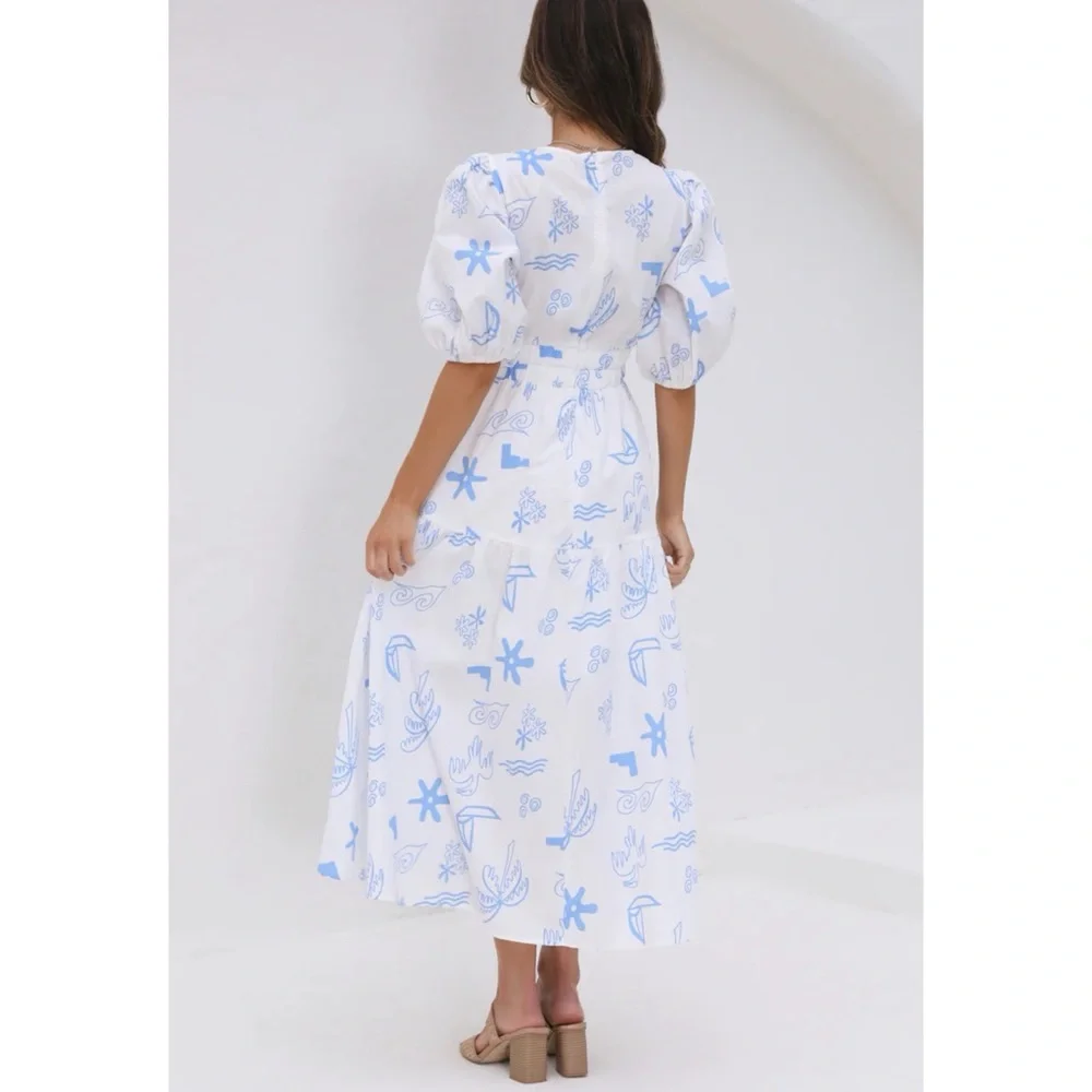 Fortunate One By The Seaside Dress - Picture 4 of 6